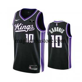 Maglia NBA Sacramento Kings DOMANTAS SABONIS 10 Nike ICON EDITION 2023-2024 Nero Swingman - Uomo